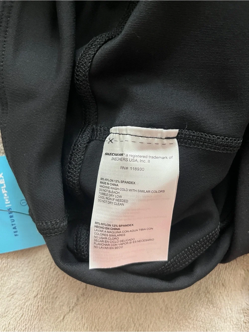 Skechers Black High-Rise Active Leggings